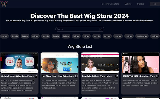 Wig Store Directory